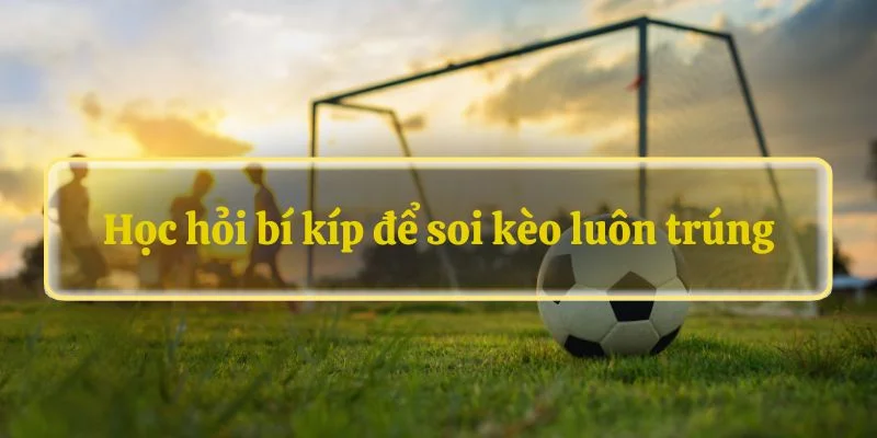 Học hỏi bí kíp để soi kèo luôn trúng