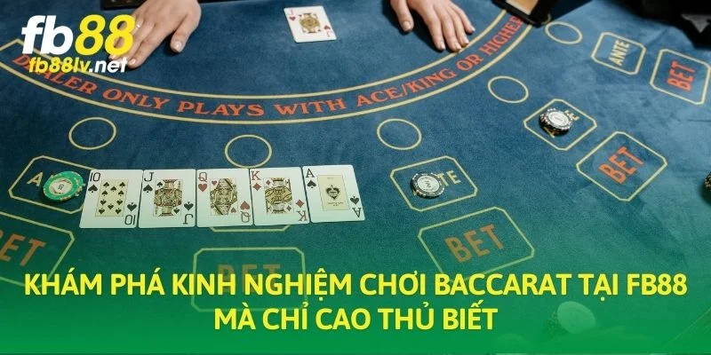 Khám phá kinh nghiệm chơi Baccarat tại FB88 mà chỉ cao thủ biết